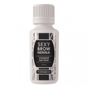Раствор солевой "SEXY BROW HENNA" для очищения ресниц и бровей Innovator Cosmetics